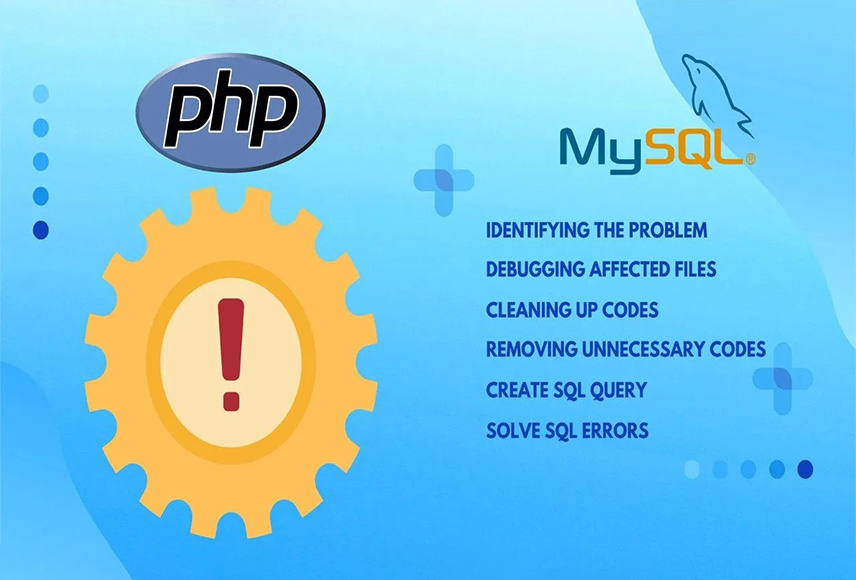 Fix PHP bug, fix PHP error, debug PHP and sql issue