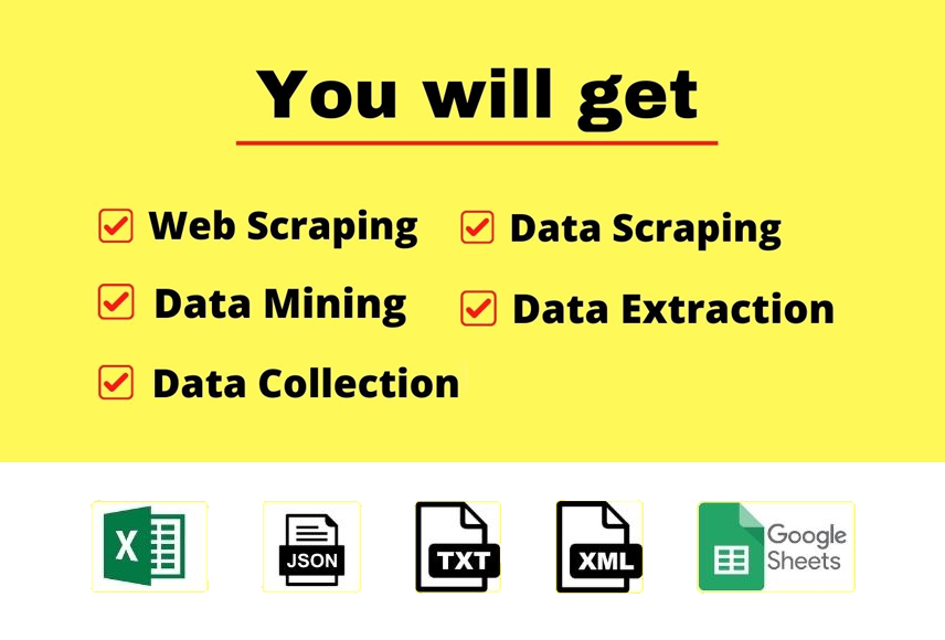 Web Scraping, Data Scraping, Crawling from any Website Directory
