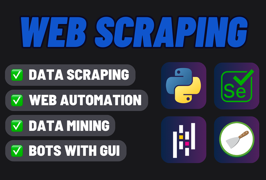 Web scraping and data mining from any website