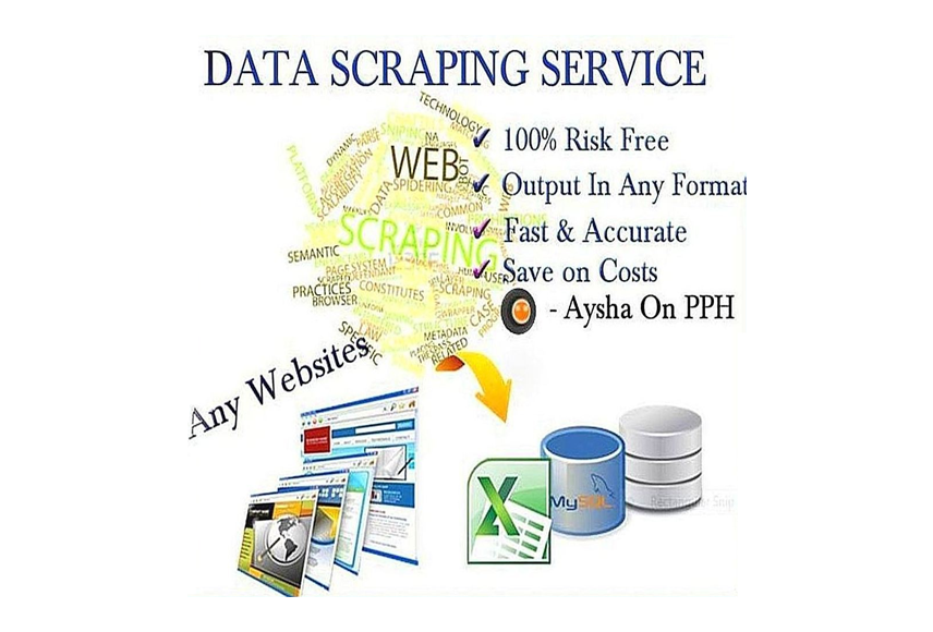 Web scraping / crawling / Harvest/ data scraping from any website or directory