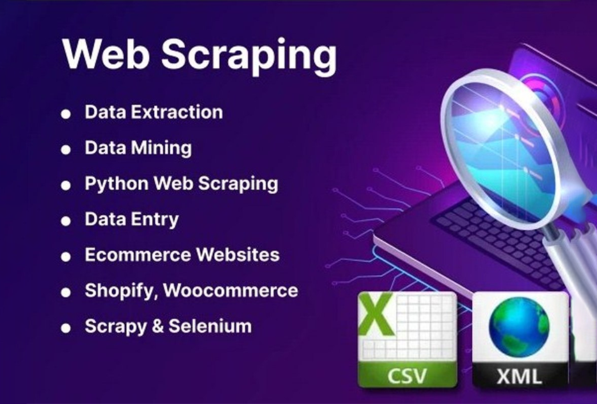 Do web scraping and data mining