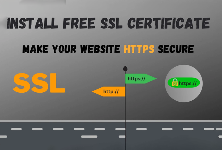 Configure SSL certificates, http to https, secure your website